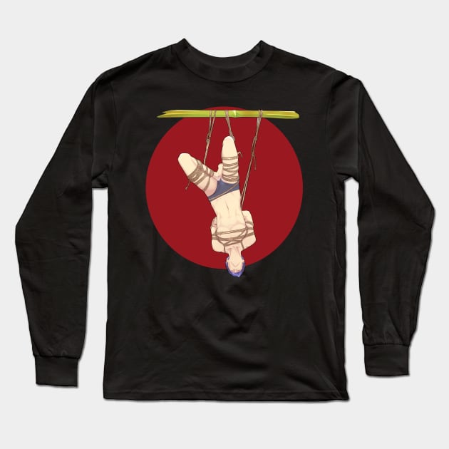 Manga boy in Shibari Suspension Long Sleeve T-Shirt by ShibariZone